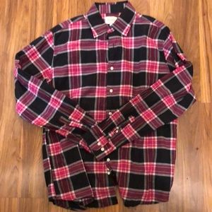 Milano Borromed Company, Button-Up, 99Cotton/1% Spandex, Large.